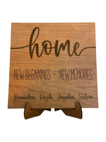 Home Sign - PERSONALIZED