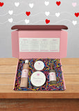 Valentine's Day Body Product Gift Set (Choice of Scent and Earring Option)