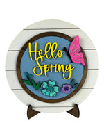 Mini Interchangeable Sign - Hello Spring