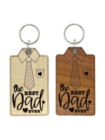 The Best Dad Ever Keychain