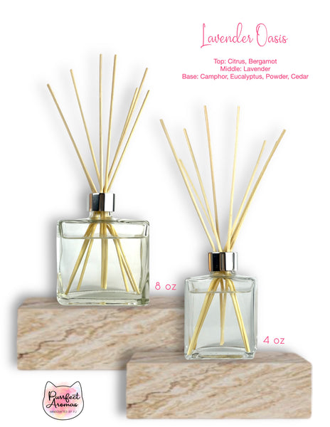 Reed Diffuser - Lavender Oasis (Choice of Size)