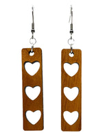 Heart Bar Earrings