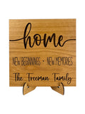 Home Sign - PERSONALIZED