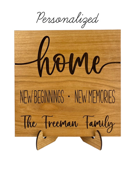 Home Sign - PERSONALIZED