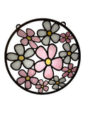 Flower Suncatcher - Pink and White