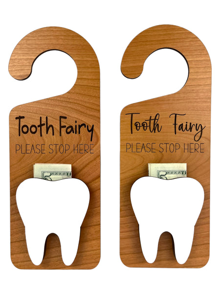 Tooth Fairy Door Hanger (with CUSTOM NAME OPTION)