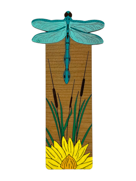 Dragonfly Painted Bookmark
