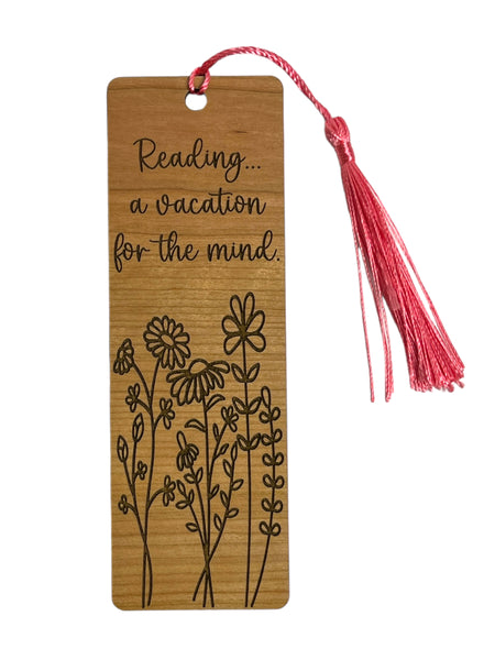 Vacation for the Mind Bookmark - Cherry