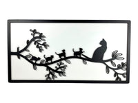 Cats on Tree Limb Wall Decor