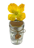 Flowers for Mom Jar Lid