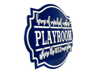 Playroom Acrylic Sign