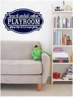 Playroom Acrylic Sign