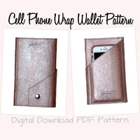 Cell Phone Wrap Wallet Pattern (Digital Download)