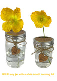 Flowers for Mom Jar Lid