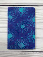 Server Book - Blue Floral Batik