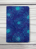 Server Book - Blue Floral Batik