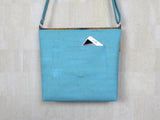 Cork Purse - Turquoise and Floral