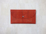 Cork Wallet - Tomato Red