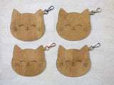 Kitty Keychain Pouch - LARGE - Choose Your Color