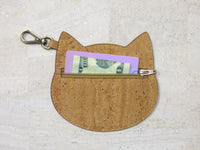 Kitty Keychain Pouch - LARGE - Choose Your Color