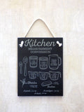 Slate Sign (7" x 9") - Kitchen Conversions