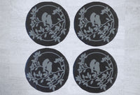 Slate Coasters (4" Round) - Birds